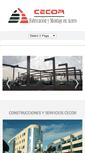 Mobile Screenshot of cecor.cl